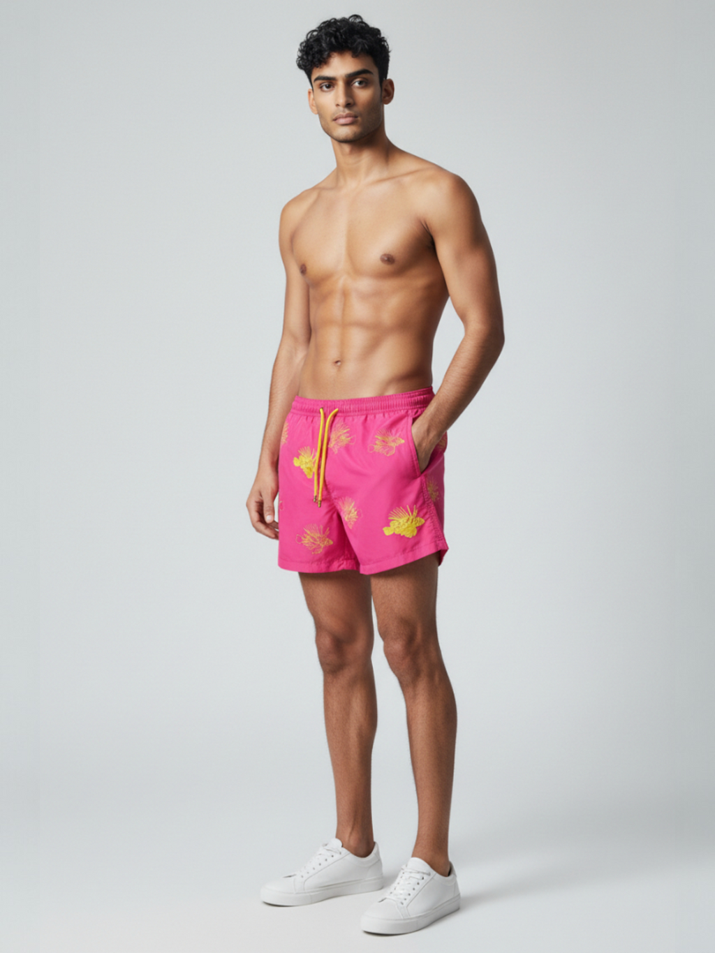 Swim Shorts Scorpion Fish Pink
