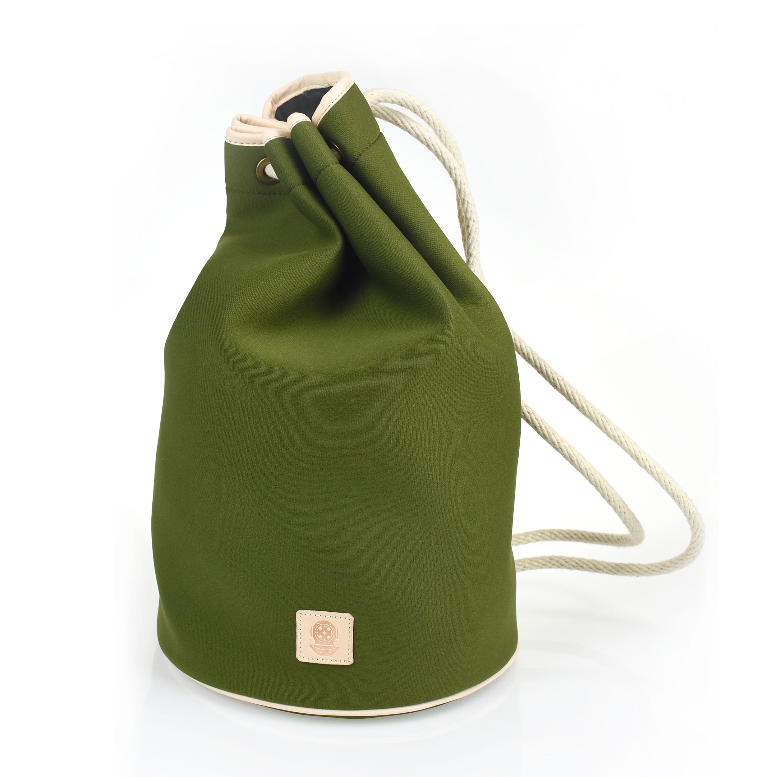 Drawstring Neoprene Bag Olive – Scaphandre