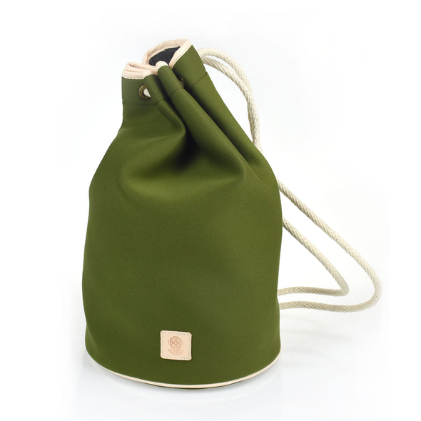 Drawstring Neoprene Bag Olive