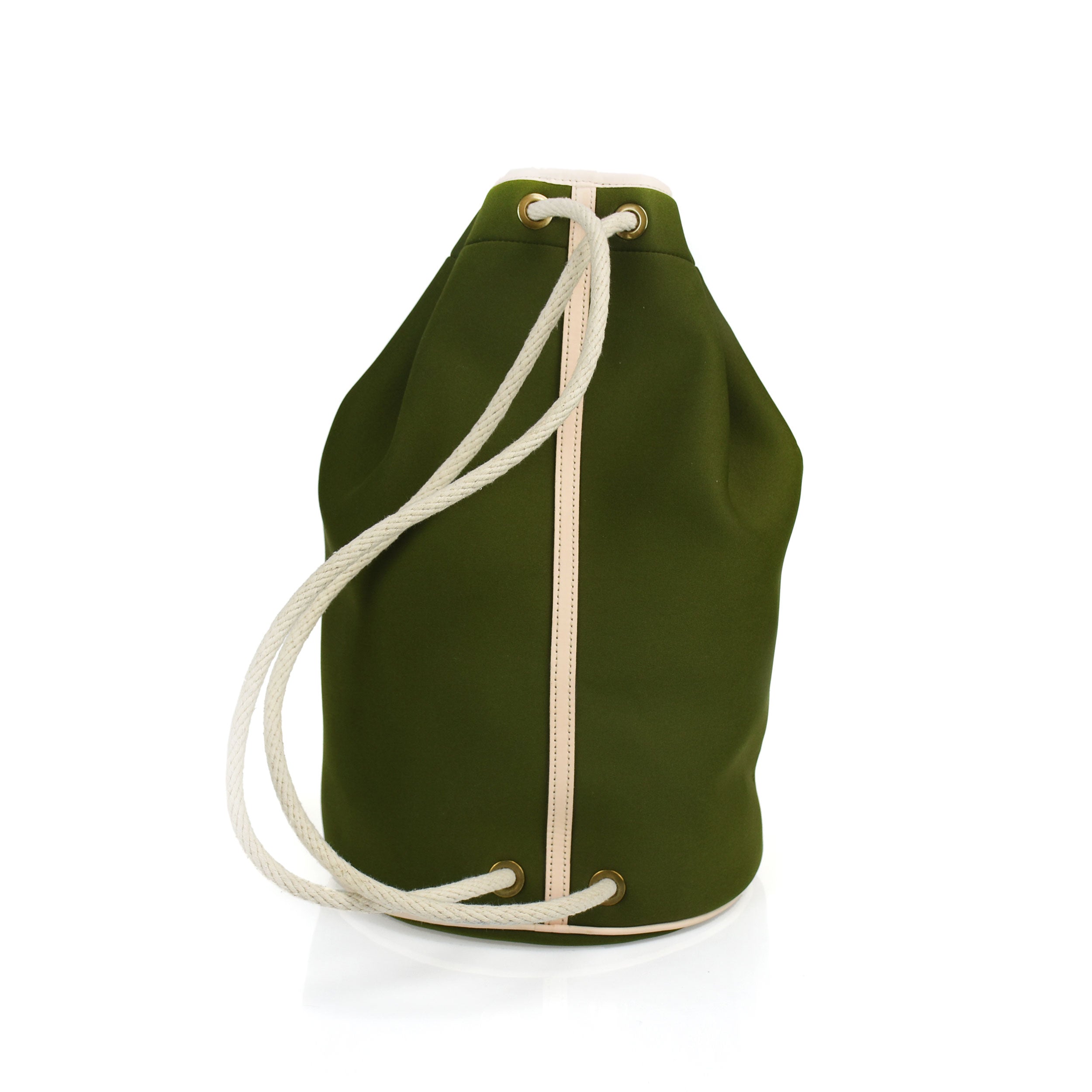 Drawstring Neoprene Bag Olive