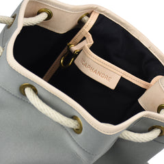 Draw String Neoprene Bag Grey