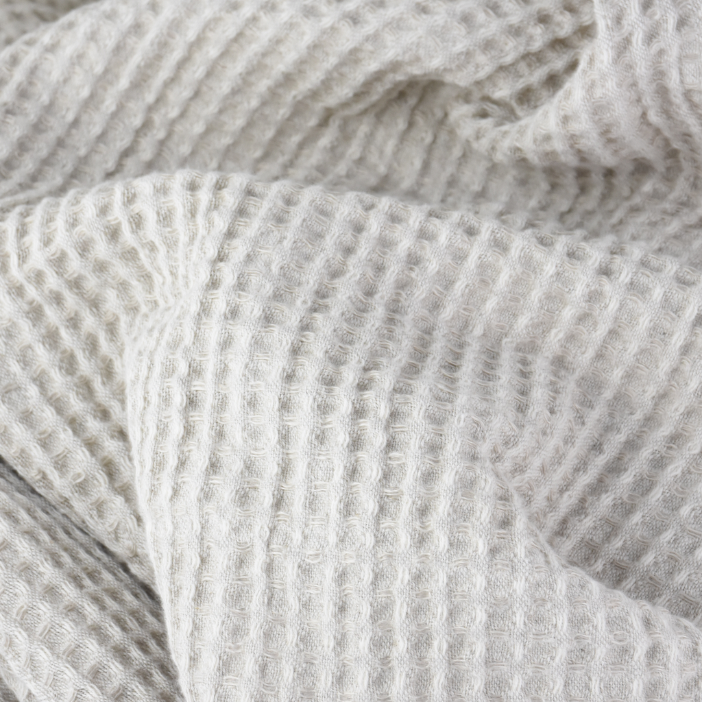 Waffle Weave Towel Grey