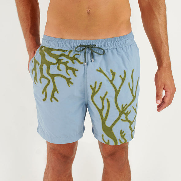 Swim Shorts Slate Grey Coral