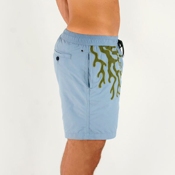 Swim Shorts Slate Grey Coral