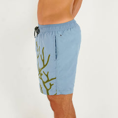 Swim Shorts Slate Grey Coral
