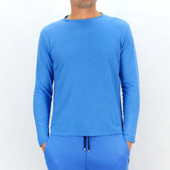 Long Sleeve T-Shirt Pool Blue