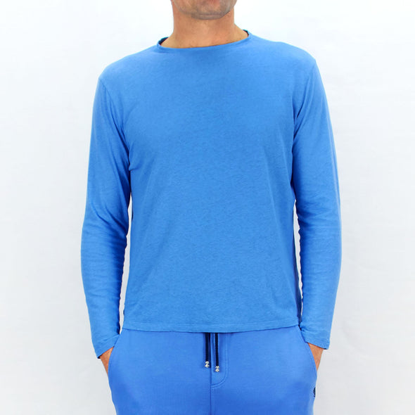 Long Sleeve T-Shirt Pool Blue