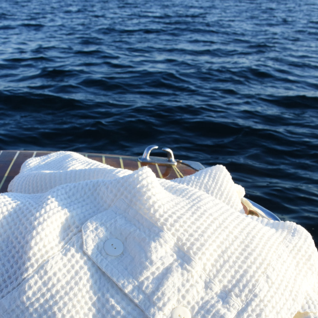 Waffle Weave Towel White