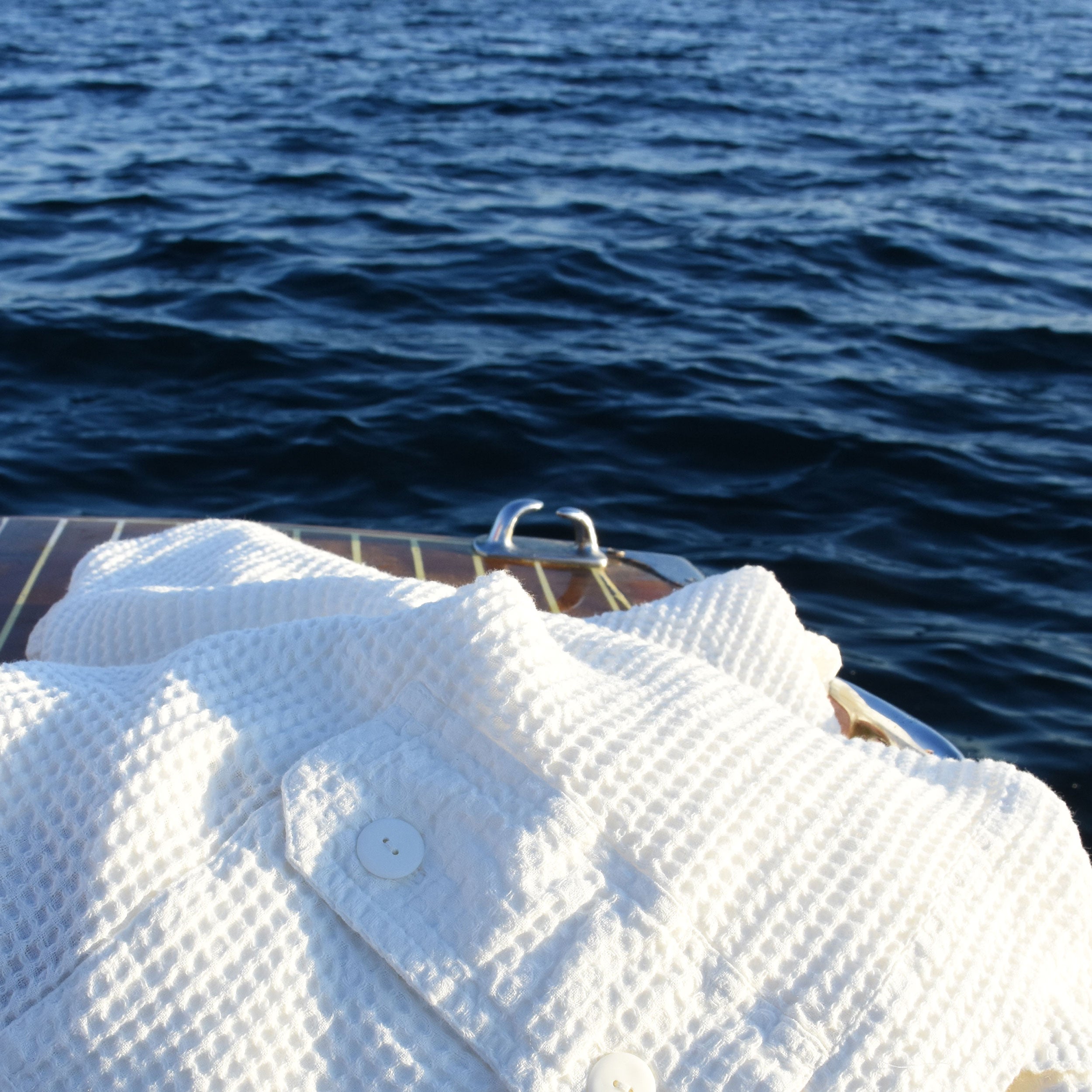 Waffle Weave Towel White