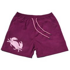 Swim Shorts Crab Red Wine